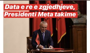Data e re e zgjedhjeve,Presidenti Meta nis konsultimet