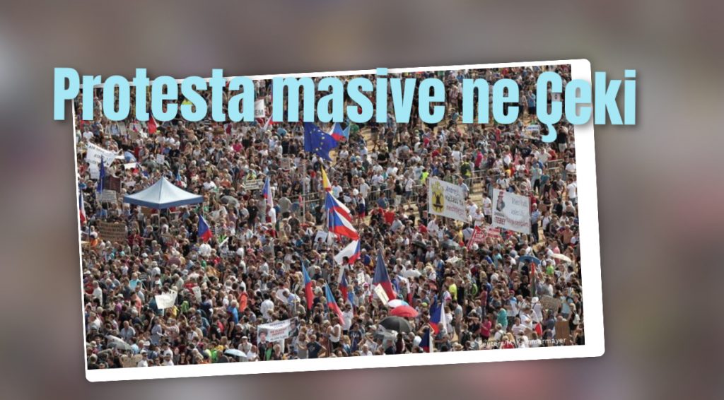 Mijёra protestojnё kundёr kryeministrit të dyshuar për korrupsion