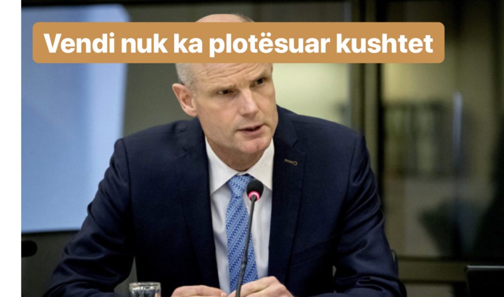 Ministri i Jashtëm holandez: Rekomandimi për hapjen e negociatave me Shqipërinë, i parakohshëm..