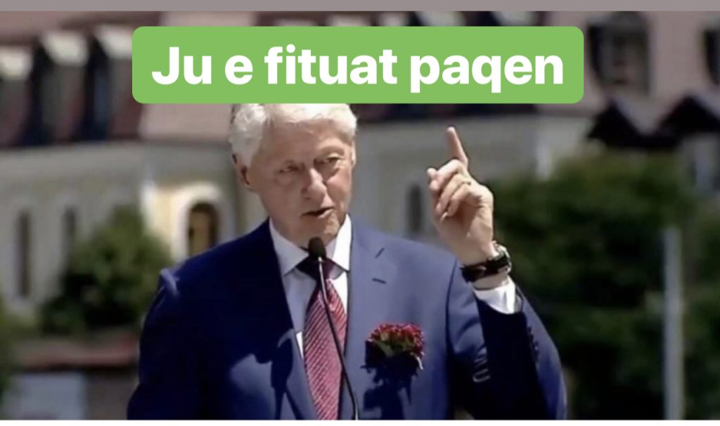 “E dua këtë popull’, Bill Clinton: Pas 20 vitesh mendoj se ju keni arritur të fitoni paqen