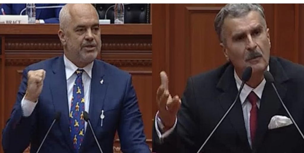 Përballja EPIKE e Ramës me Gjuzin: Kokë e zbrazët. Deputeti s’i ndahet. Kryeministri i lutet 3 herë: Për atë shami…