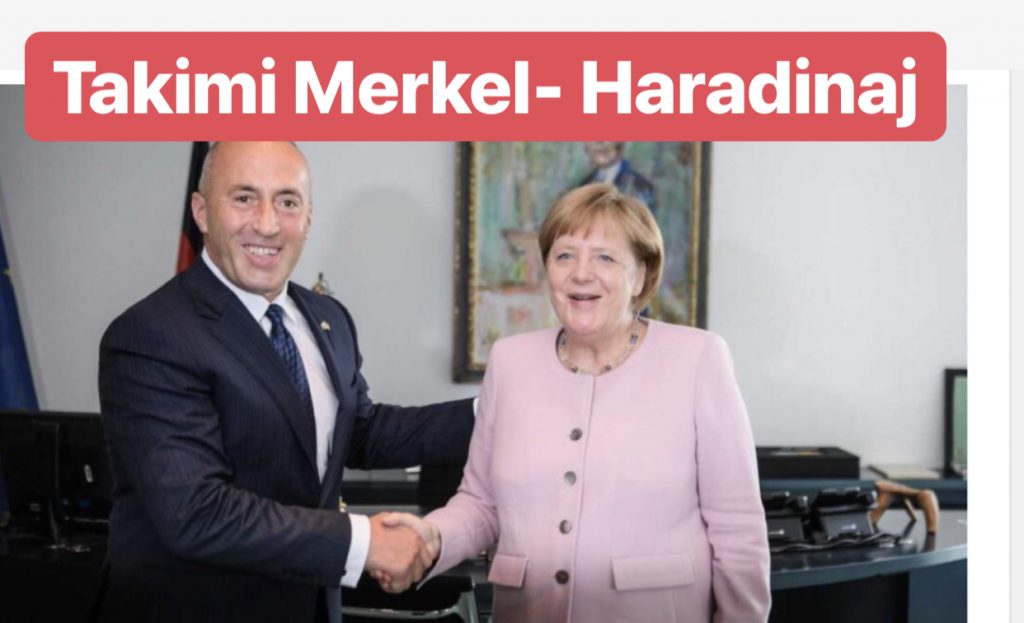 “Marrëveshje gjithëpërfshirëse me Serbinë përfshirë njohjen reciproke, në kufijtë ekzistues”- Haradinaj takon kancelaren Merkel