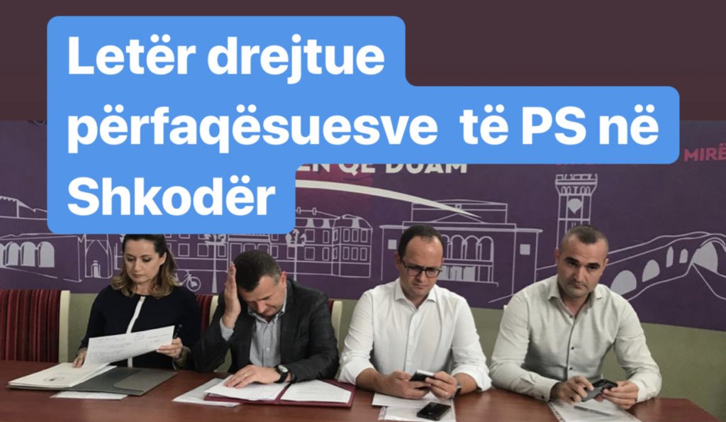 Letër drejtue përfaqësuesve e intelektualëve të PS në Shkodër!