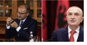 Ambasadorët  takim në zyrën e presidentit Meta