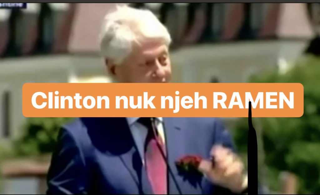 VIDEO/ Edhe pse më i gjati , Bill Klinton nuk e njeh Edi Ramën