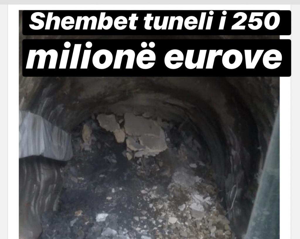 FOTO/ Shembet tuneli i sapo-ndërtuar i Rrugës së Arbrit