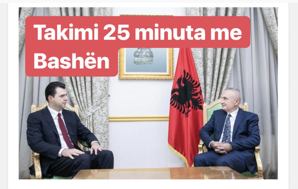 Flet Ilir Meta pas diskutimeve në Presidencë me Bashën