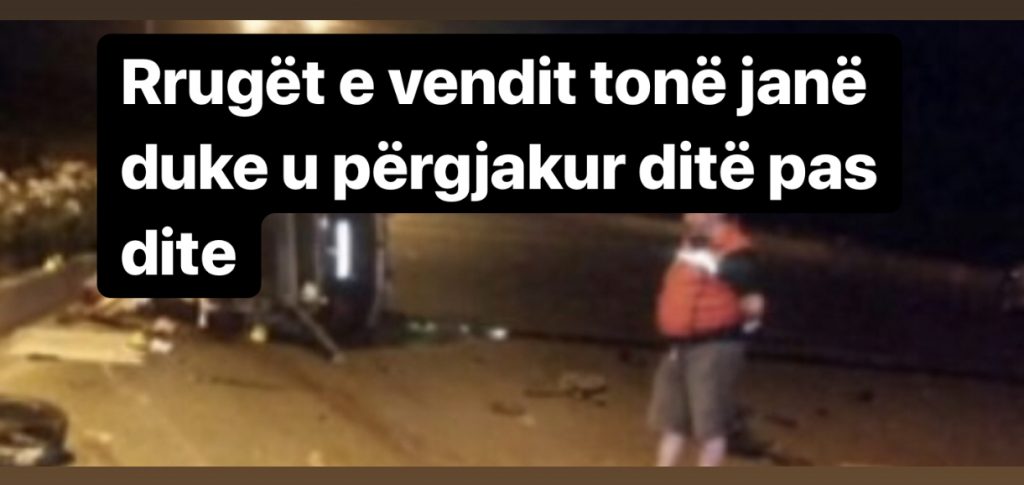 Aksidenti / Mbeten të plagosur 5 anëtarë të një familjeje
