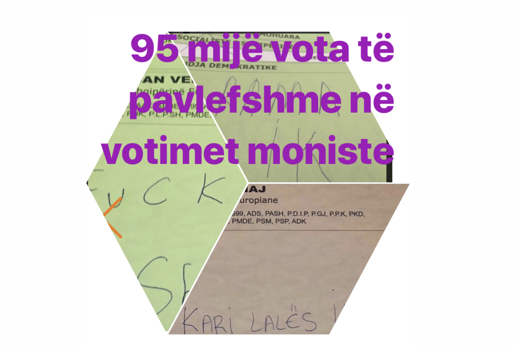 I nxorrën me forcë/ 95 mijë vota të pavlefshme në votimet moniste