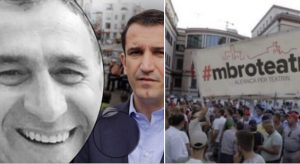 Le Courrier des Balkans: Shembja e Teatrit, Fusha i lidhur me një rrjet ndërkombëtar droge