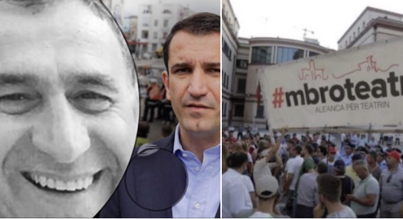 Le Courrier des Balkans: Shembja e Teatrit, Fusha i lidhur me një rrjet ndërkombëtar droge