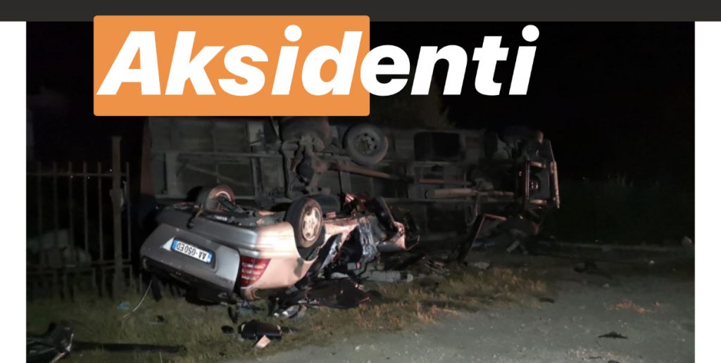 FOTO/ Përplasja e frikshme e “Benzit” me kamionin në Lushnje