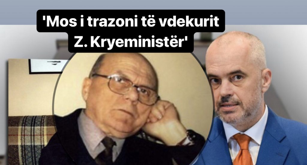 Djali i Mihallaq Luarasit  i përgjigjet Ramës: Teatri, amaneti i tim eti