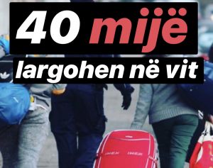 B B: Do të ikin nga vendi, çdo vit rreth 40 mijë persona