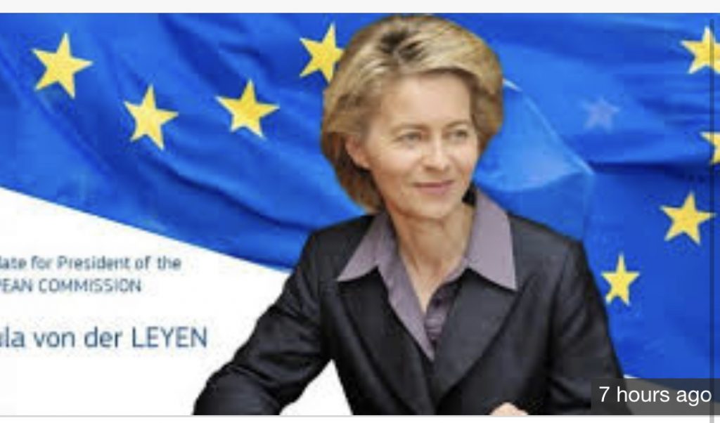 Ursula, ministrja gjermane e Mbrojtjes, si Presidente e Komisionit Europian