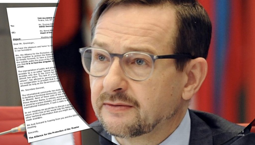Sekretari i Përgjithshëm i OSBE-së: Të ndalet projekti i teatrit deri sa të vendosë Gjykata Kushtetuese