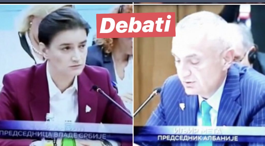 VIDEO/Jehonë në televizionin publik serb përplasja e Metës  me kryeministren serbe