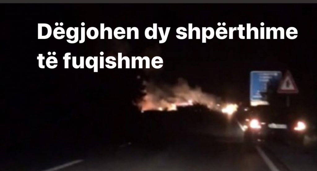 Zjarr në një pikë karburanti në Lezhë, era po përhap flakët