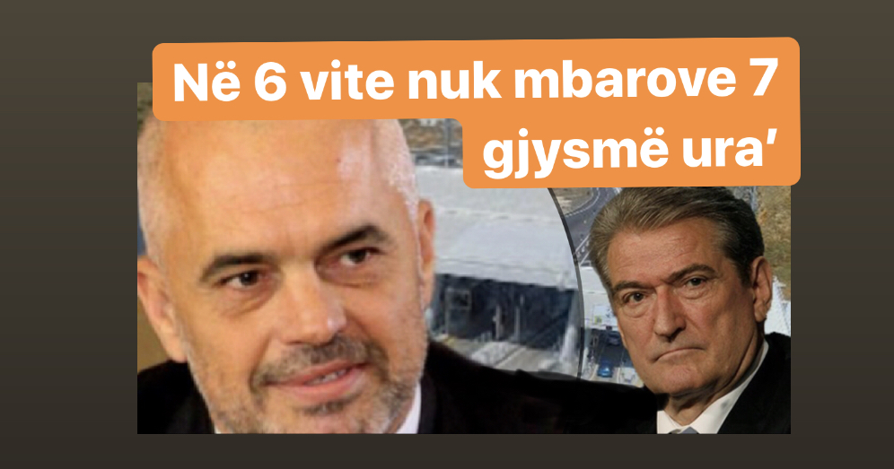 Berisha i përgjigjet genjeshtrave të Ramës për Rrugën e Kombit