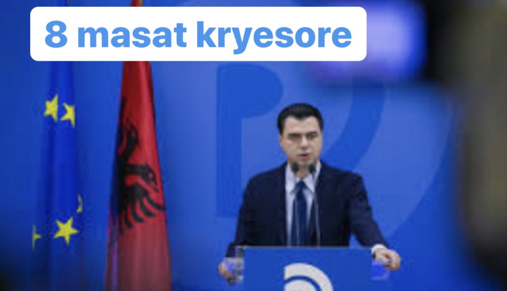 Basha tregon  një plan kombëtar  me 8 pika  që fillon në shtator