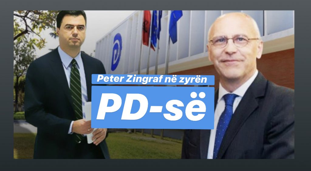 Ambasadori Peter Zingraf  takim në zyrën kreut të PD-së