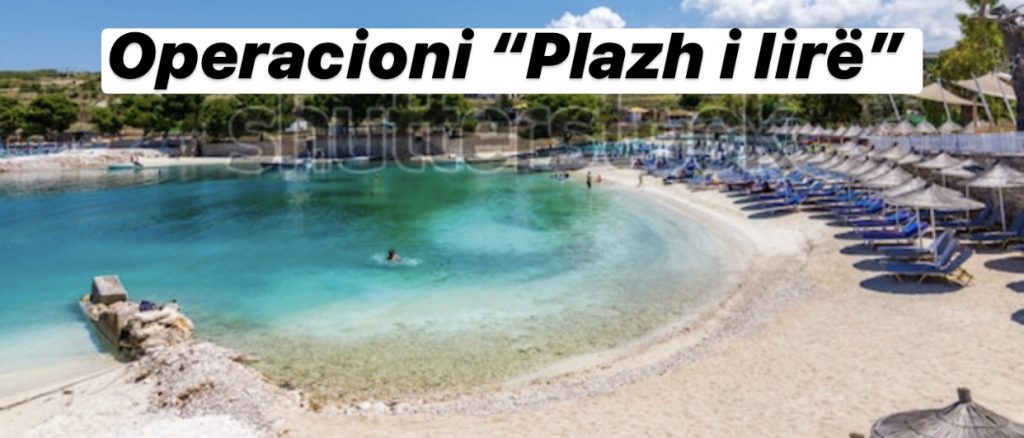 Aksioni i policisë: Kthyem 10 000 m2 plazh të zaptuar  në Ksamil