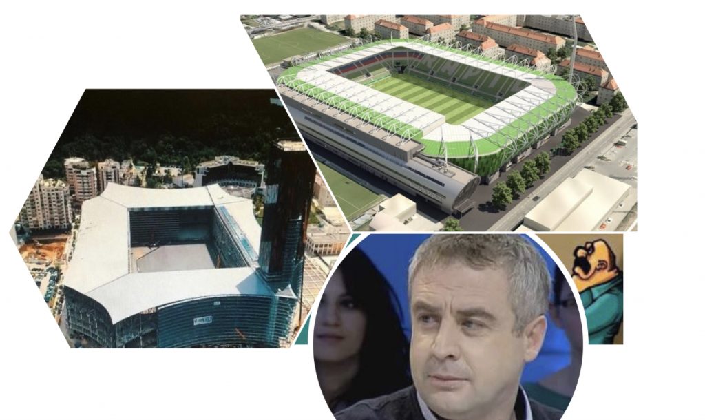 Gazetari ben krahasimin e kostos se dy stadiumeve