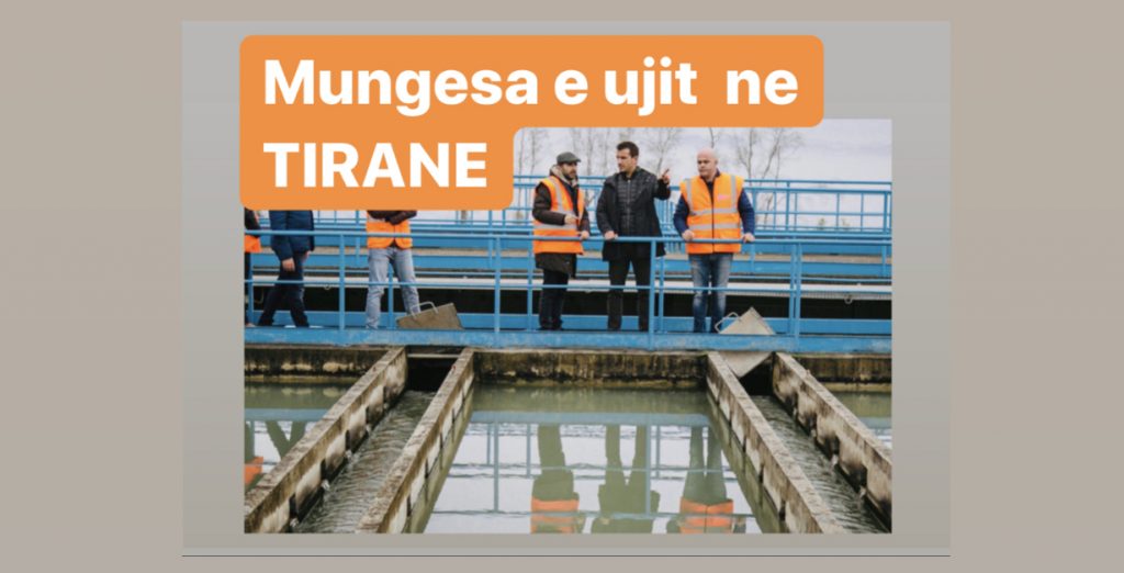 “Erion Veliaj, tu thafshin duar po e hape atë rubinetin!”