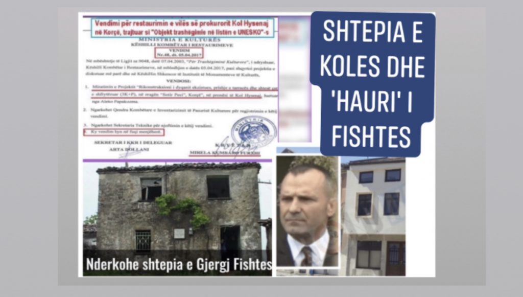 Dokumenti/ Prokurorit Kolë Hysenaj, ja ndërton hotelin Ministria e Kulturës