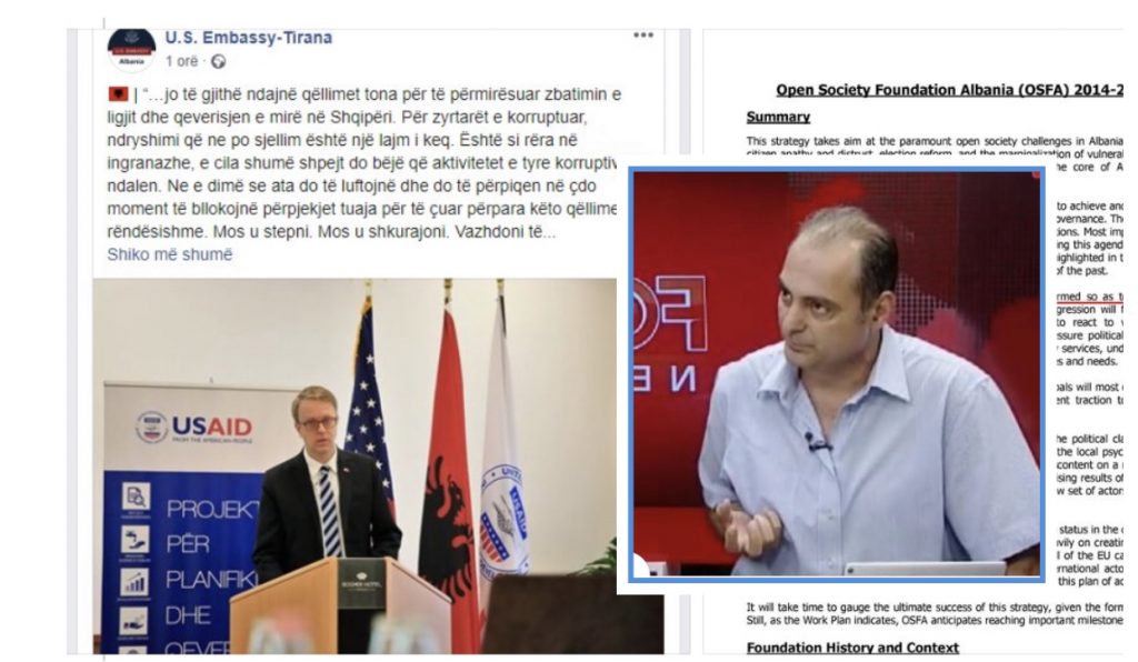 HALLI I STAFIT TË AMBASADËS AMERIKANE PËR TË JUSTIFIKU SHKATËRRIMIN E DREJTËSISË PREJ REFORMËS SOROS!
