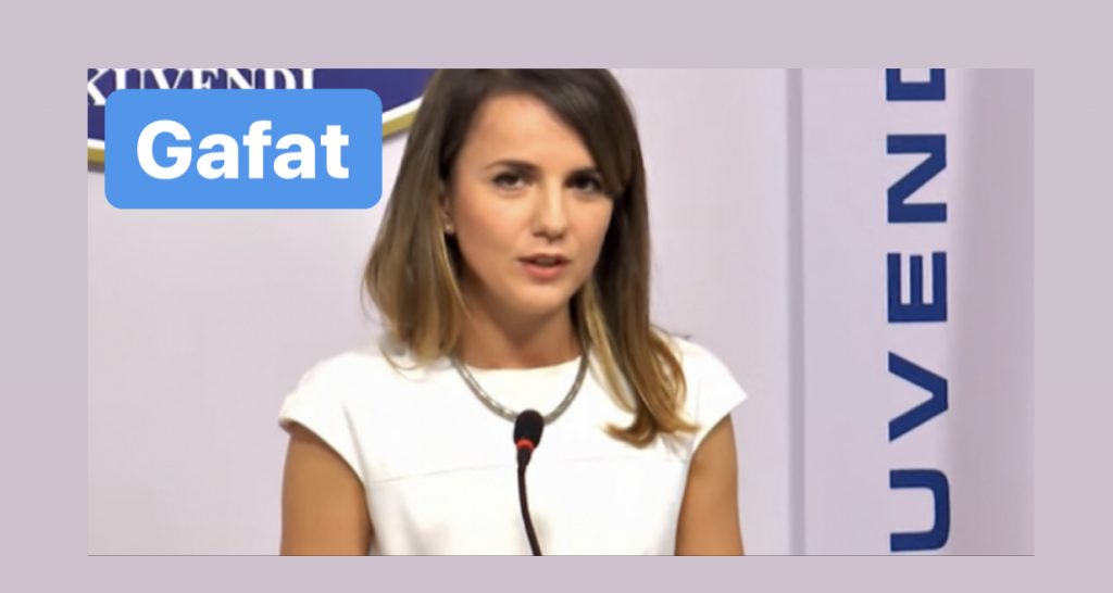 Reagon për herë të parë për ‘gafat’ Rudina Hajdari