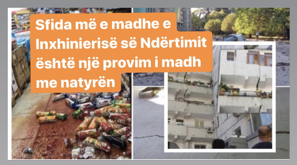 Tërmeti, provimi i parë i ndërtimeve të tranzicionit