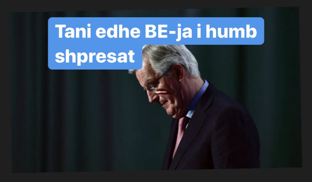 I ngarkuari për Brexit Michel Barnier shumë i shqetësuar