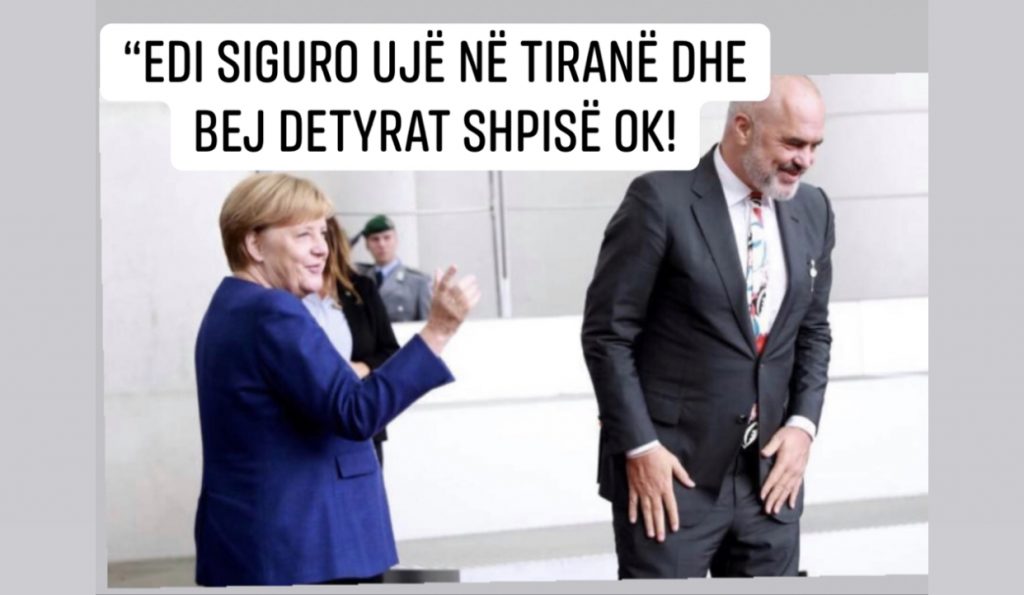 BERLIN/ Merkel përcjell Ramën, me një `predispozitë pozitive`