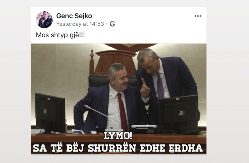 Avokati i Popullit: Gjuha e përdorur sot, nga Murrizi  e turpshme! Të merren masa urgjente