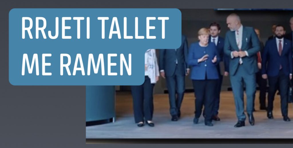 VIDEO-HUMOR/ Merkel i tregon kushtet,  Rama dridhet…