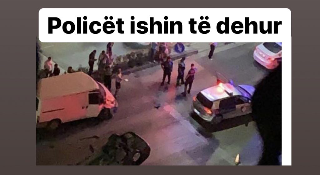 FOTO/ Makina përmbyset në rrugë, aksident me të plagosur në Tiranë, policia 30 minuta me vonesë