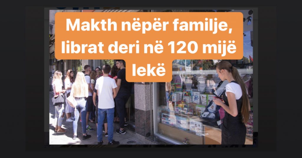 Pampuri: Rama-Veliaj vazhdojnë propagandën ‘falas’, librat kushtojnë 120 mijë lekë