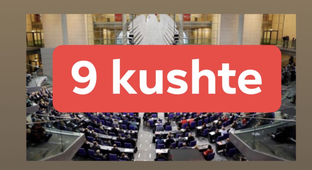 Zbardhen 9 kushtet  gjermane  për hapjen e negociatave