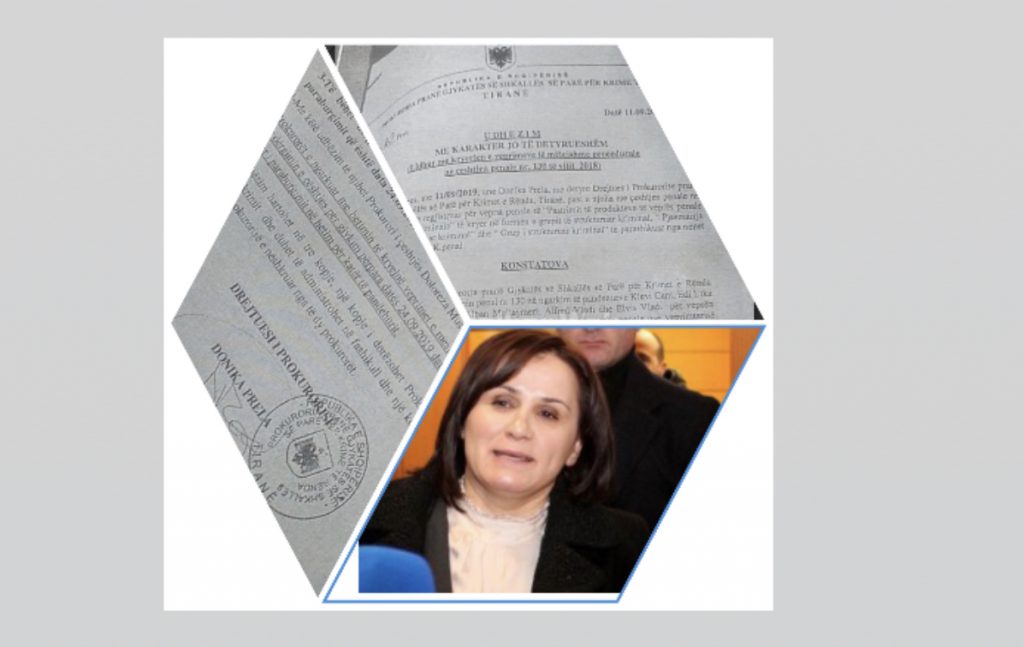 Shkresa/ Ja si  e shkeli ligjin Donika Prela