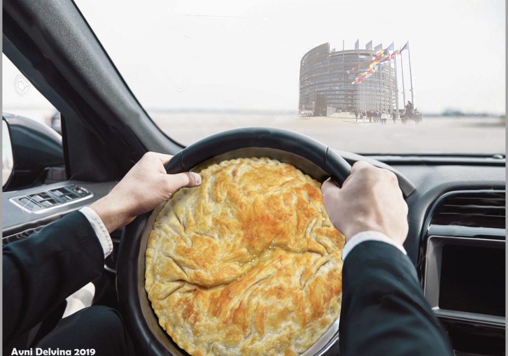 Me tepsi e timon, drejt Europes