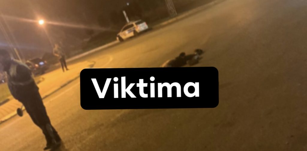 Viktima u përplas  nga autobusi, pas tij makina e mori  zvarrë disa metra