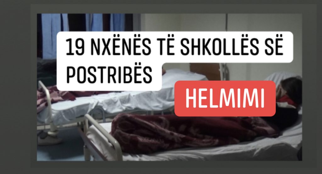 Helmohen 19 nxënës të shkollës së Postribës