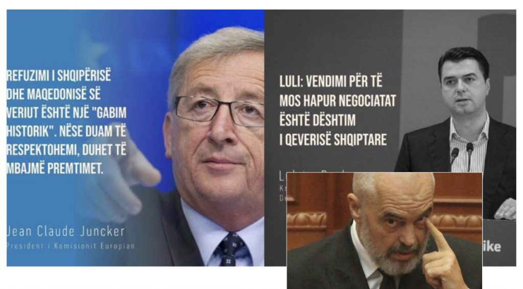 Rama e fillon ditën me tjetër fotomontazh te Bashes