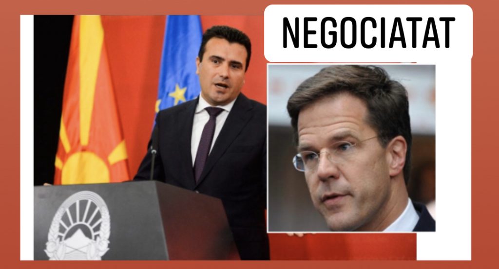 Kryeministri holandez kërkon ndarjen e Shqipërisë nga Maqedonia e Veriut