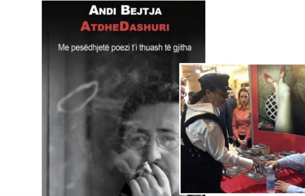 Bashkeshortja e kryeministrit një autograf nga Bejtja