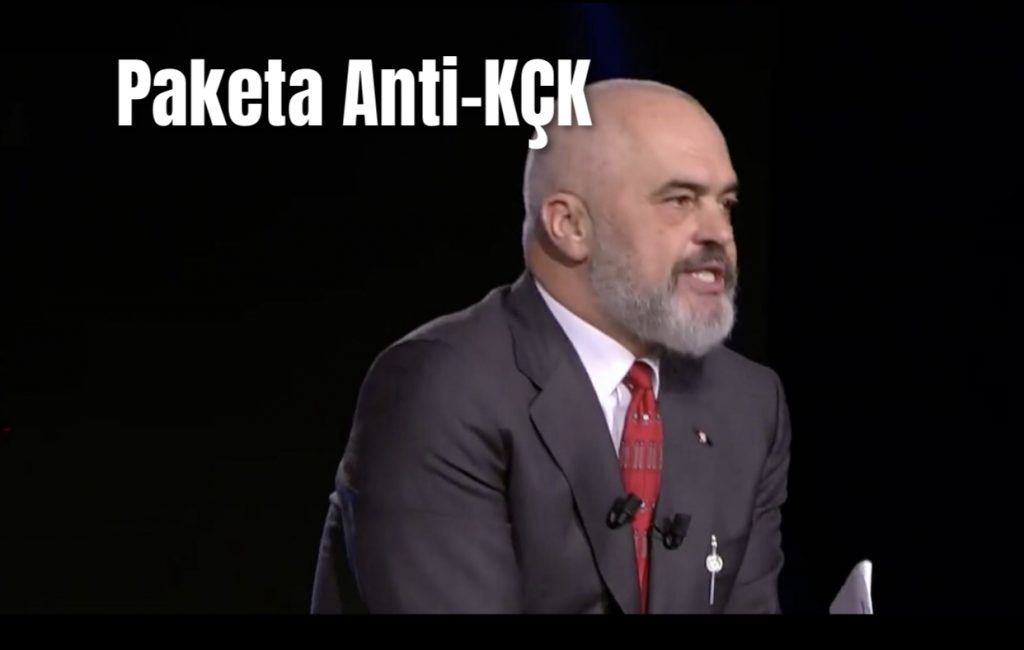 ‘Paketa Anti-KÇK’ do të krjojë një polici dhe hetuesi private të Kryeministrit Rama
