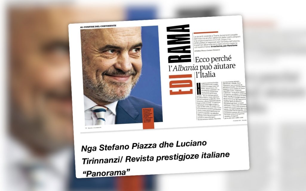 Rama, intervistë për revistën italiane: Ja përse Shqipëria mund të ndihmojë vendin tuaj
