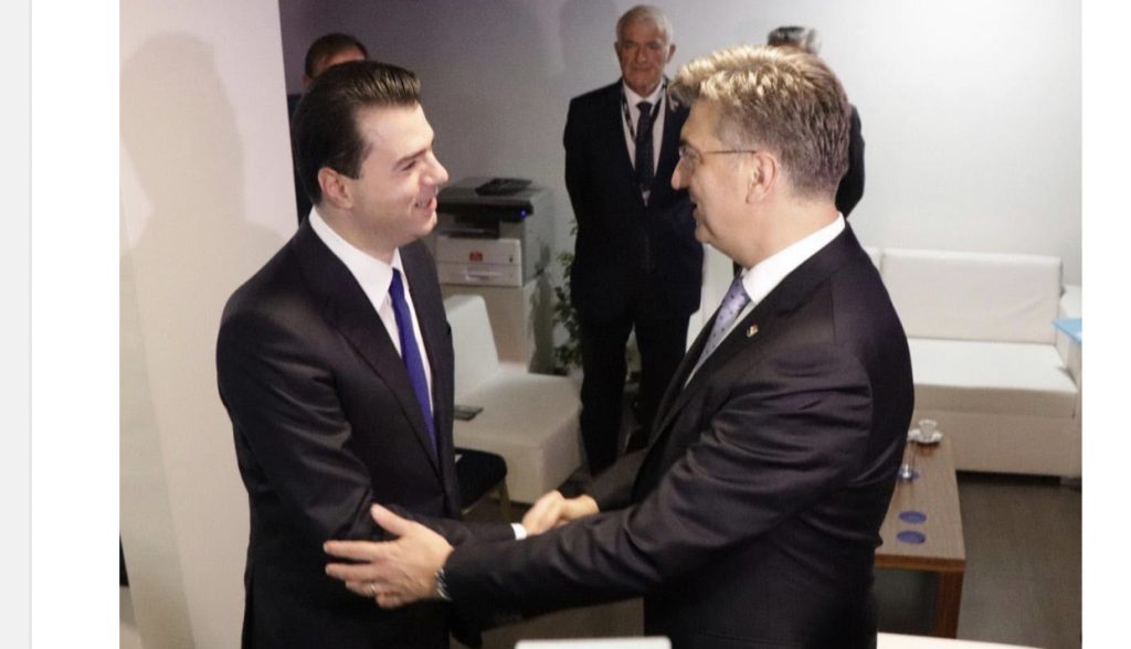 Basha takon  kryeministrin e Kroacisë