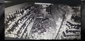 VIDEO/ Lëkundjet e tërmetit në një supermarket….
